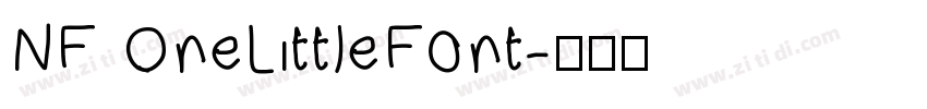 NF OneLittleFont字体转换